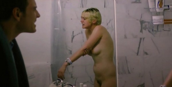 This is Carey Mulligan fully nude in the new movie 'Shame'. 