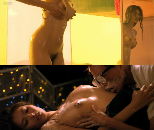 The beautiful Chen Chih Ying fully nude in 'The 33d invader'. 