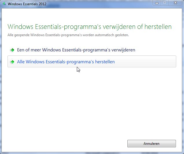 Windows Vista Configuratiescherm Werkt Nietzschean