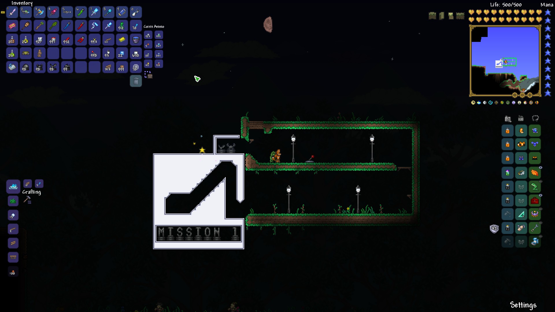 NPCs & Enemies Terraria Mission? (Custom spawn statue for mission