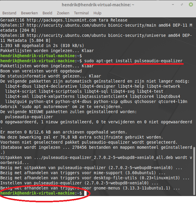 Installatie en het gebruik van PulseAudio Equalizer in Ubuntu of Linux