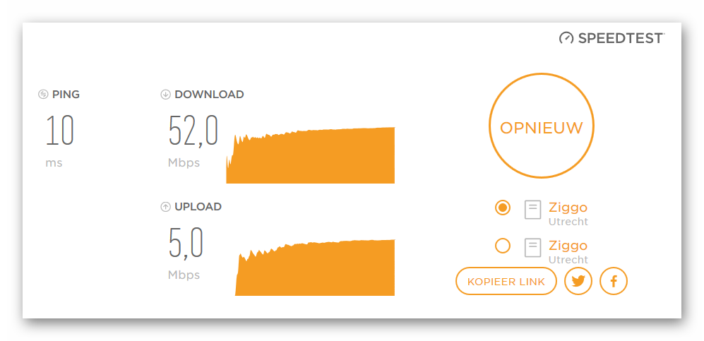Ziggo snelheidsverhoging | Computerforum PiepCompSupport