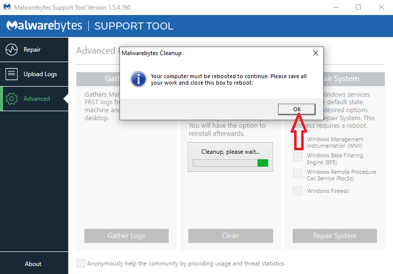 malwarebytes support tool malwarebytes support tool
